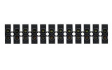 Клеммная колодка 12-парная 2,5-4 мм² / 3А серия H черная, АСКО-УКРЕМ изображение 2