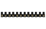 Клеммная колодка 12-парная 2,5-4 мм² / 3А серия H черная, АСКО-УКРЕМ изображение 3