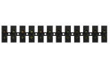 Клеммная колодка 12-парная 6 мм² / 6А серия H черная, АСКО-УКРЕМ изображение 3