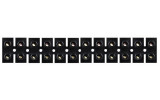 Клеммная колодка 12-парная 16 мм² / 30А серия H черная, АСКО-УКРЕМ изображение 2