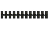Клеммная колодка 12-парная 4 мм² / 3А серия U черная, АСКО-УКРЕМ изображение 2