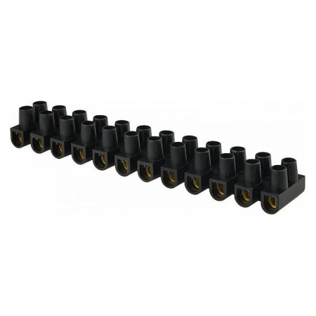Клеммная колодка 12-парная 12 мм² / 15А серия U черная, АСКО-УКРЕМ (A0130040026) фото