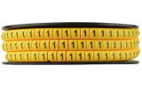 Маркировка EC-2 для кабеля 3,1-8,0 мм² символ «1» (рулон 500 шт.), АСКО-УКРЕМ изображение 3