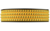 Маркировка EC-1 для кабеля 1,5-4,0 мм² символ «2» (рулон 1000 шт.), АСКО-УКРЕМ изображение 3