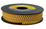 Маркування ЕС-0 для кабелю 0,75-1,5 мм² символ «5» (рулон 1000 шт.), АСКО-УКРЕМ зображення 2