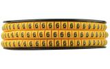 Маркування ЕС-2 для кабелю 3,1-8,0 мм² символ «6» (рулон 500 шт.), АСКО-УКРЕМ зображення 2
