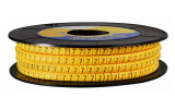 Маркування ЕС-0 для кабелю 0,75-1,5 мм² символ «7» (рулон 1000 шт.), АСКО-УКРЕМ зображення 2
