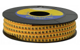 Маркування ЕС-0 для кабелю 0,75-1,5 мм² символ «N» (рулон 1000 шт.), АСКО-УКРЕМ зображення 2