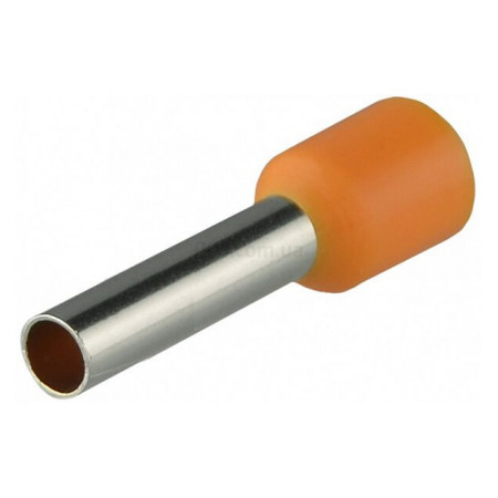 Накінечник НТ 4,0-12 трубчастий в ізоляції помаранчевий (упаковка 100 шт.), АСКО-УКРЕМ (A0060010029) фото