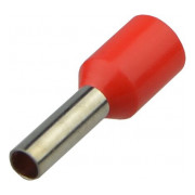 Накінечник НТ 0,75-08 трубчастий в ізоляції червоний (упаковка 100 шт.), АСКО-УКРЕМ міні-фото