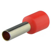 Накінечник НТ 6,0-12 трубчастий в ізоляції червоний (упаковка 100 шт.), АСКО-УКРЕМ міні-фото