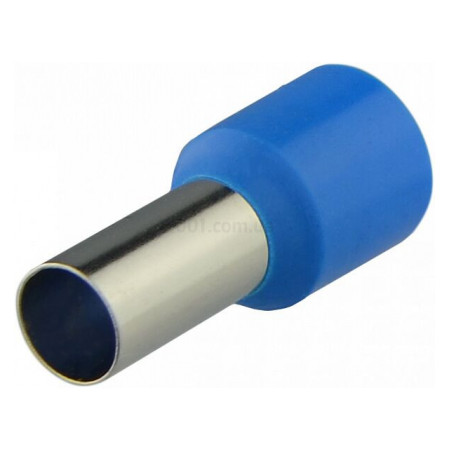 Накінечник НТ 16,0-12 трубчастий в ізоляції синий (упаковка 100 шт.), АСКО-УКРЕМ (A0060010061) фото