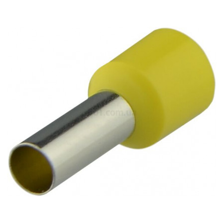 Накінечник НТ 10,0-12 трубчастий в ізоляції жовтий (упаковка 100 шт.), АСКО-УКРЕМ (A0060010145) фото