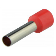 Накінечник НТ 10,0-18 трубчастий в ізоляції червоний (упаковка 100 шт.), АСКО-УКРЕМ міні-фото