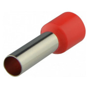 Накінечник НТ 16,0-18 трубчастий в ізоляції червоний (упаковка 100 шт.), АСКО-УКРЕМ міні-фото