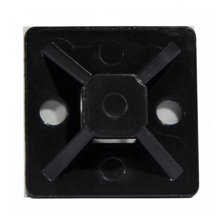 Площадка 20×20 для хомутов самоклеющаяся черная (упаковка 100 шт.), АСКО-УКРЕМ (A0150090107) фото
