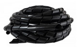 Спиральная обвязка для провода ∅20-130 мм SWB-24 черная (10 м), АСКО-УКРЕМ изображение 2