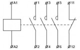 Контактор ПМ 0-16-01 B7 24В (LC1-K1601), АСКО-УКРЕМ зображення 5 (схема)