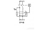 Дифференциальный автоматический выключатель UTrust 1P+N (18 мм) 6А C 30мА тип AC, АСКО-УКРЕМ изображение 9 (схема)