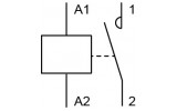 Контактор модульный MK-N 1P 16A 1НО 220V, АСКО-УКРЕМ изображение 6 (схема)