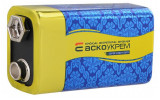 Батарейка сольова Крона.6F22.SP1, типорозмір «Крона» упаковка shrink 1 шт., АСКО-УКРЕМ зображення 2