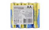 Батарейка солевая AА.R6.SP4, типоразмер AA упаковка shrink 4 шт., АСКО-УКРЕМ изображение 2