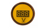 Вольтметр цифровий AD22-22 DVM 5-30В DC жовтий, АСКО-УКРЕМ зображення 4