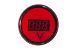 Вольтметр цифровой AD22-22 DVM 5-30В DC красный, АСКО-УКРЕМ изображение 2
