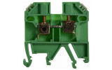 Гвинтовий контактний затискач JXB 2,5/35 на DIN-рейку зелений, АСКО-УКРЕМ зображення 2