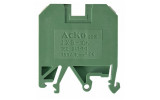 Винтовой контактный зажим JXB 10/35 на DIN-рейку зеленый, АСКО-УКРЕМ изображение 4