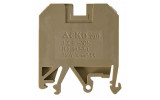 Винтовой контактный зажим JXB 10/35 на DIN-рейку желтый, АСКО-УКРЕМ изображение 4