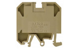 Гвинтовий контактний затискач JXB 16/35 на DIN-рейку жовтий, АСКО-УКРЕМ зображення 4