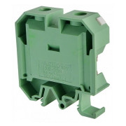Винтовой контактный зажим JXB 35/35 на DIN-рейку зеленый, АСКО-УКРЕМ мини-фото
