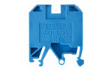 Гвинтовий контактний затискач JXB 6/35 на DIN-рейку синій, АСКО-УКРЕМ зображення 4
