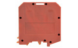 Гвинтовий контактний затискач JXB 50/35 на DIN-рейку червоний, АСКО-УКРЕМ зображення 3