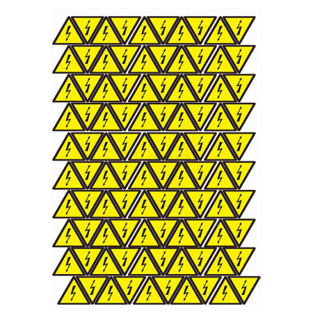 Знак "блискавка" 45мм (аркуш 100 шт.), АСКО-УКРЕМ (SES01010) фото
