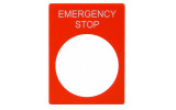 Табличка маркировочная STOP красная для кнопок XB2, АСКО-УКРЕМ изображение 2