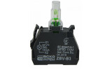 Блок ZBV-B3 для подсветки зеленый 24В для кнопок TB5, АСКО-УКРЕМ изображение 2