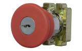 Кнопка «грибок» с фиксацией (1НЗ, возврат ключом) XB2-BS142, АСКО-УКРЕМ изображение 2
