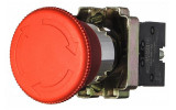 Кнопка «грибок» з фіксацією (1НЗ, повернення обертом) XB2-BS542, АСКО-УКРЕМ зображення 2
