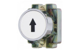 Кнопка без фіксації (1НВ) біла XB2-BA3341, АСКО-УКРЕМ зображення 2