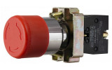 Кнопка «грибок» з фіксацією (1НЗ, повернення обертом) XB2-BS442, АСКО-УКРЕМ зображення 2