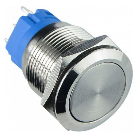 Кнопка металлическая с фиксацией (1НО+1НЗ) TYJ19-311, АСКО-УКРЕМ (A0140010110) фото
