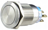 Кнопка металлическая с фиксацией (2НО+2НЗ) TYJ19-312, АСКО-УКРЕМ изображение 2