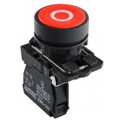 Кнопка без фиксации (1НЗ) красная TB5-AA4322, АСКО-УКРЕМ мини-фото