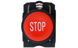 Кнопка без фиксации (1НЗ) красная TB5-AA4342, АСКО-УКРЕМ изображение 3