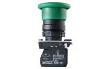 Кнопка «грибок» (d 40 мм) без фіксації (1НВ) зелена TB5-AC31, АСКО-УКРЕМ зображення 4