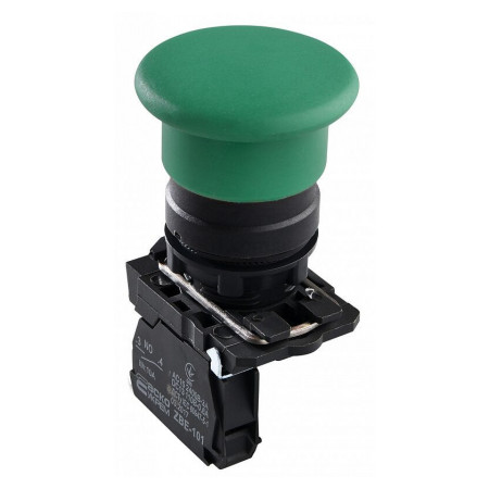Кнопка «грибок» (d 40 мм) без фиксации (1НО) зеленая TB5-AC31, АСКО-УКРЕМ (A0140010178) фото