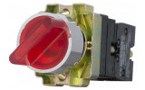 Перемикач на 2 положення з підсвічуванням червоний XB2-BK2465, АСКО-УКРЕМ зображення 2