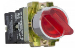 Перемикач на 2 положення з підсвічуванням червоний XB2-BK2465, АСКО-УКРЕМ зображення 3